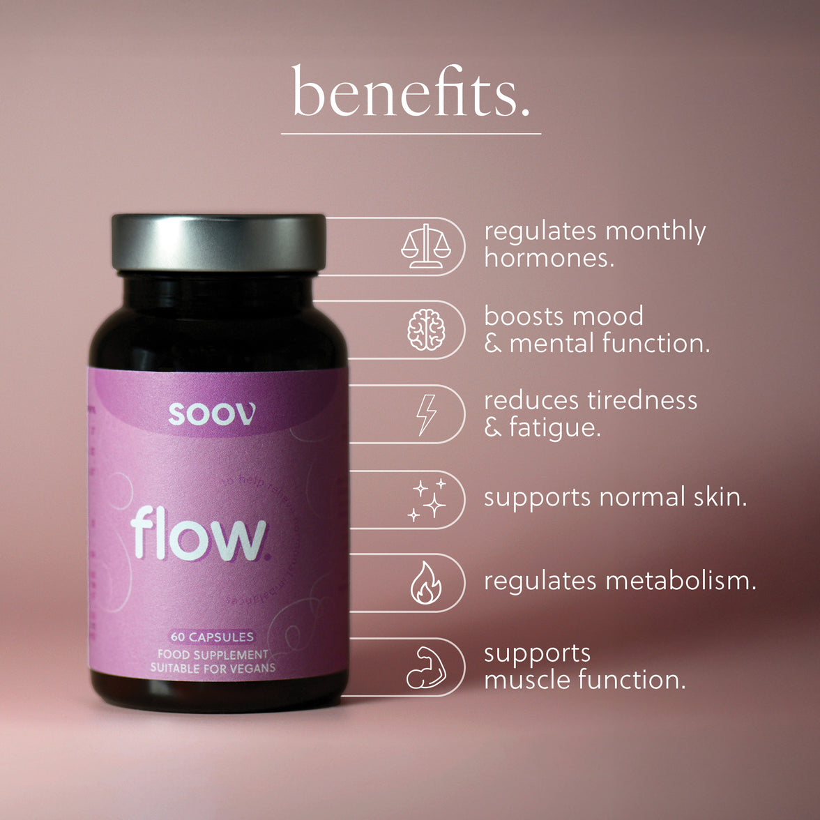 Flow - Period Multivitamin - 60 Vegan Capsules